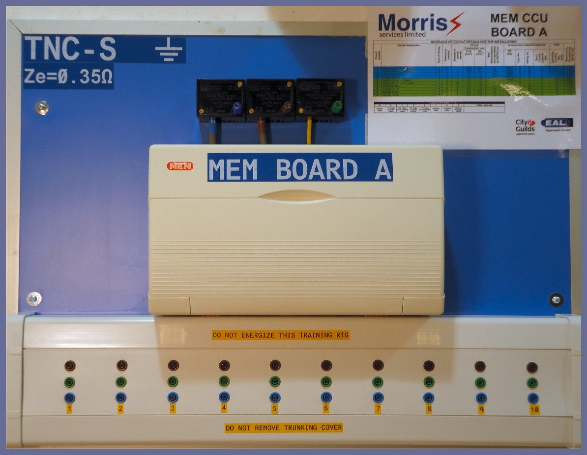 R1+R2 testing on MEM Board A at Morris Services Limited